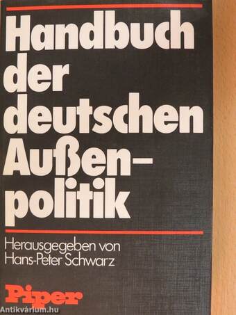 Handbuch der deutschen Außenpolitik