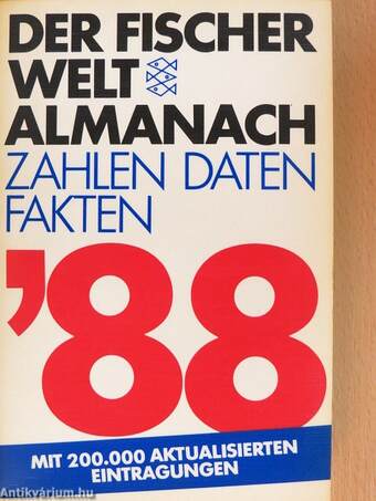 Der Fischer Weltalmanach 1988