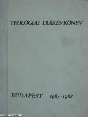 Teológiai diákévkönyv 1987-1988