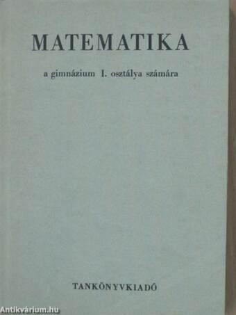 Matematika I.