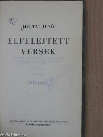 Elfelejtett versek