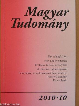 Magyar Tudomány 2010/10.