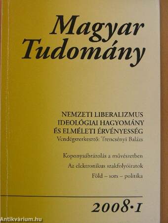 Magyar Tudomány 2008/1.