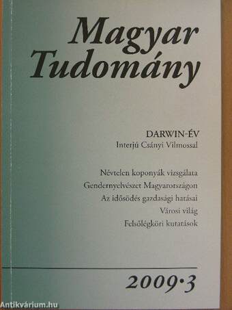 Magyar Tudomány 2009/3.