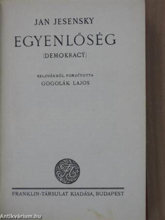 Egyenlőség