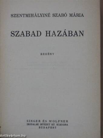 Szabad hazában