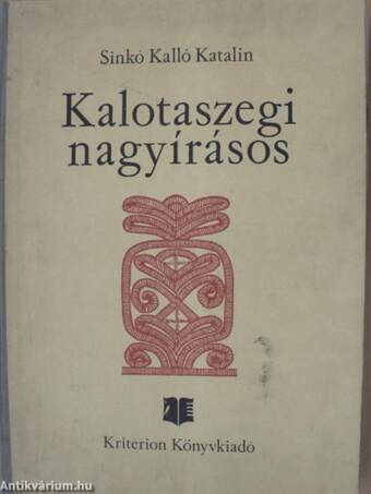 Kalotaszegi nagyírásos (nem teljes)