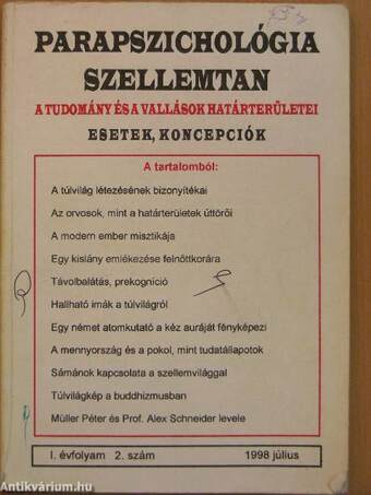 Parapszichológia-Szellemtan 1998/2.