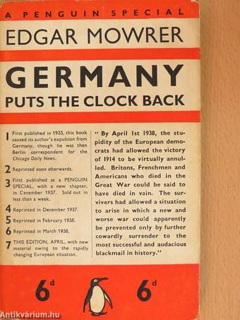 Germany Puts the Clock Back