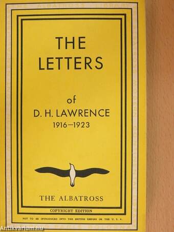 The Letters of D. H. Lawrence II. (töredék)