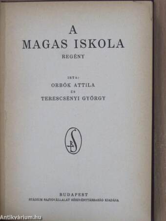 A magas iskola I-II.