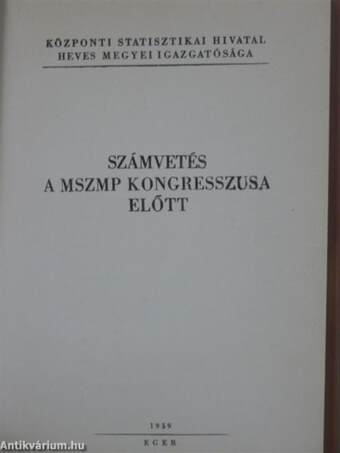 Számvetés a MSZMP kongresszusa előtt