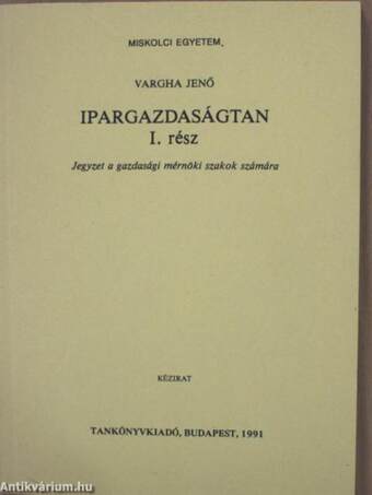 Ipargazdaságtan I.