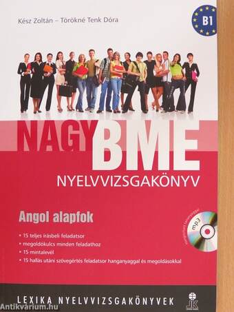 Nagy BME nyelvvizsgakönyv - Angol alapfok - CD-vel