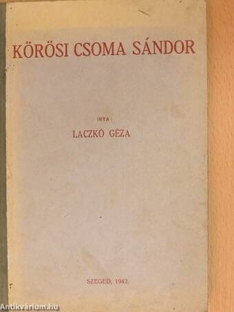 Körösi Csoma Sándor