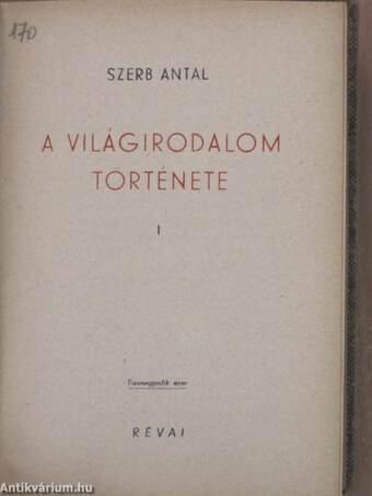 A világirodalom története 1-3.