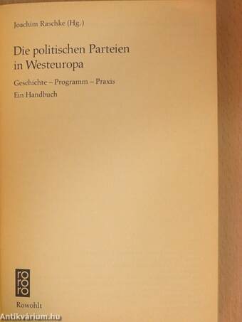 Die politischen Parteien in Westeuropa