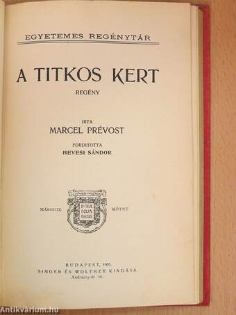 A titkos kert I-II.