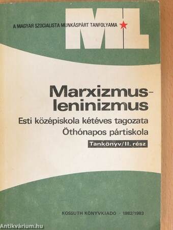 Marxizmus-leninizmus 1982/1983 II.