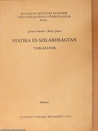 Statika és szilárdságtan