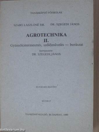 Agrotechnika II.