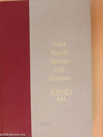 Funk & Wagnalls Standard Desk Dictionary 1-2.