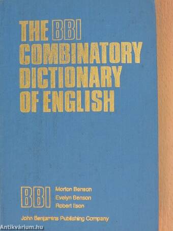 The BBI Combinatory Dictionary of English