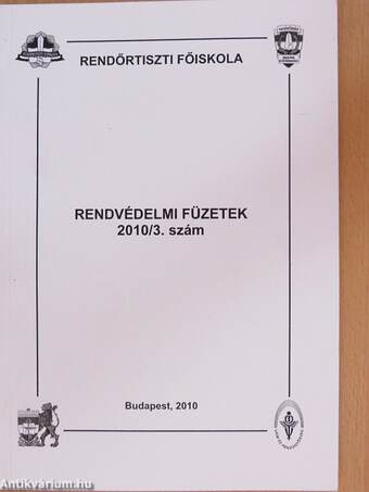 Rendvédelmi füzetek 2010/3.