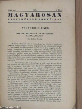 Magyarosan 1935., 1937-1939. (vegyes számok) (10 db)