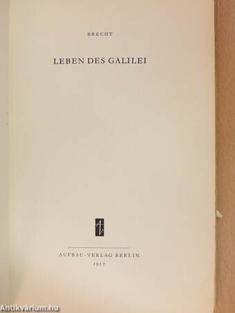 Leben des Galilei