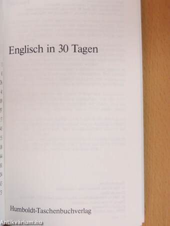 Englisch in 30 Tagen