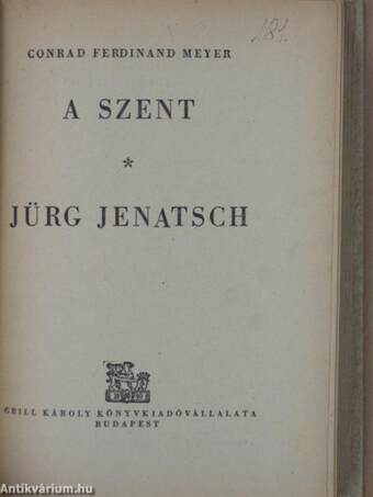 A szent/Jürg Jenatsch