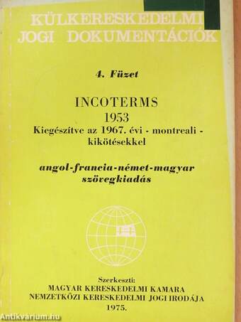 Incoterms 1953