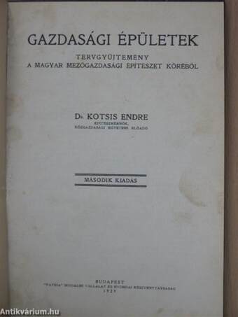 Gazdasági épületek