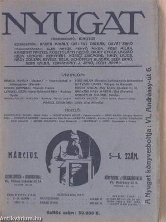 Nyugat 1925. március 1.