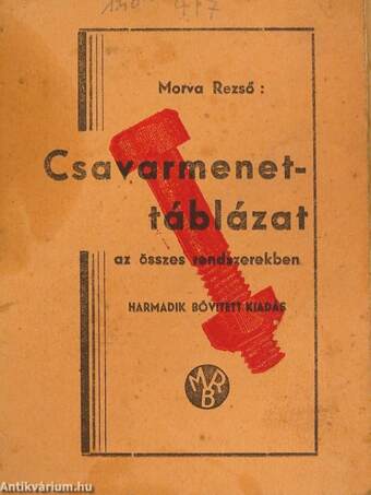 Csavarmenet-táblázat