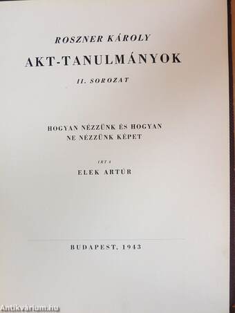 Akt-tanulmányok II.