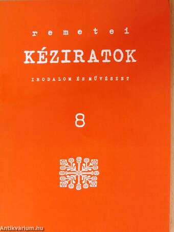 Remetei kéziratok 1993/1.