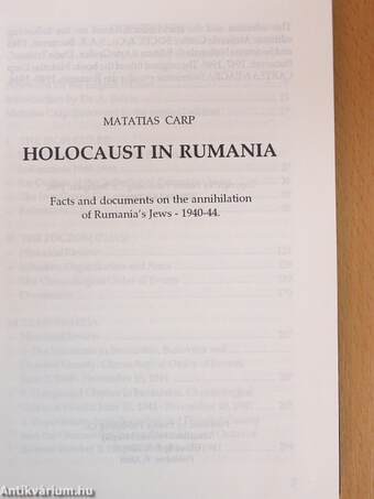 Holocaust in Rumania