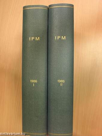 IPM 1986. január-december I-II.