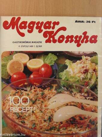 Magyar Konyha 1978-1979. (vegyes számok( (6 db)