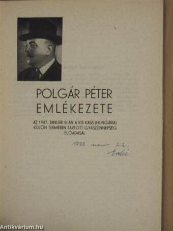 Polgár Péter emlékezete