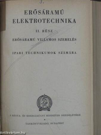 Fizika I-II./Erősáramú elektrotechnika II-III.