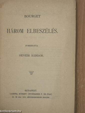 Három elbeszélés