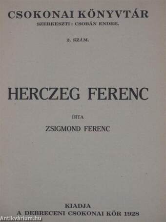 Herczeg Ferenc