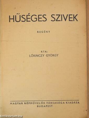 Hűséges szivek