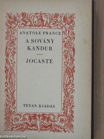 A sovány kandur/Jocaste