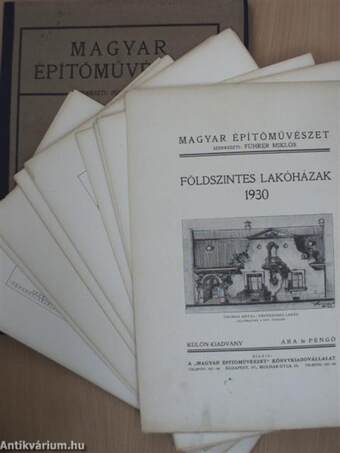 Földszintes lakóházak 1930