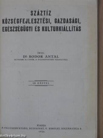 Száztíz községfejlesztési, gazdasági, egészségügyi és kulturkiállítás