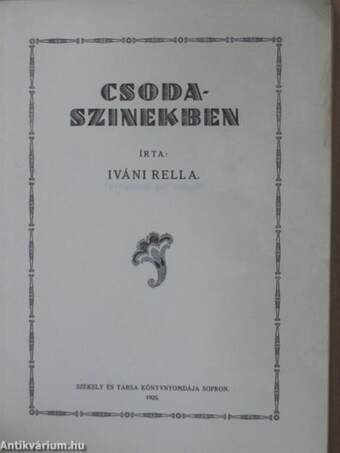 Csodaszínekben